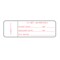 Nevs CMA Hourly IV Tubing Label - I.V. Set 96 Hours 15/16" x 3" White w/Red NTUBE-96 - alternate 1